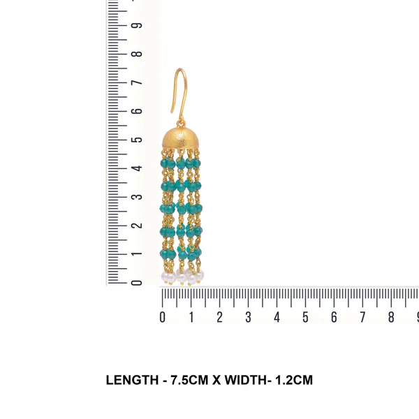 925_Sterling_silver_jumki_with_Green_oxen_Beads