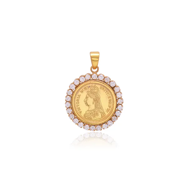 925_Sterling_silver_pendent_set_with_CZ