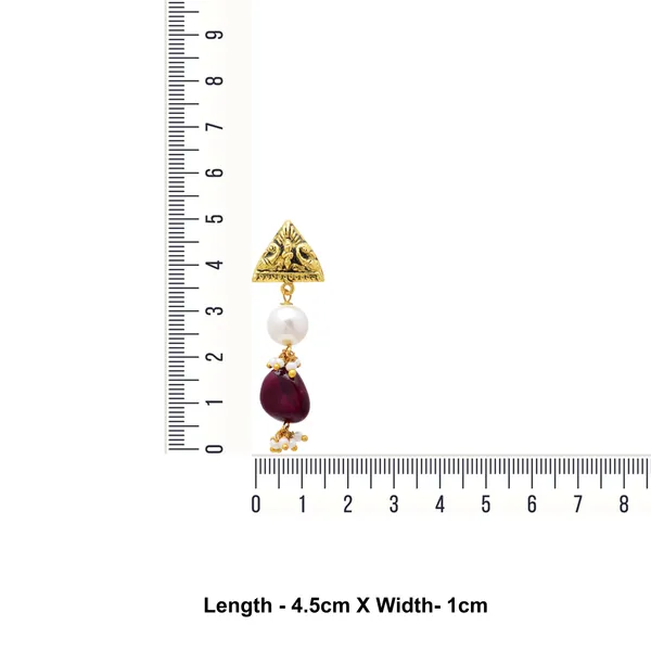 925_Sterling_Silver_With_Gold_Plated_Premium_Earring_For_Women_Gold_colour
