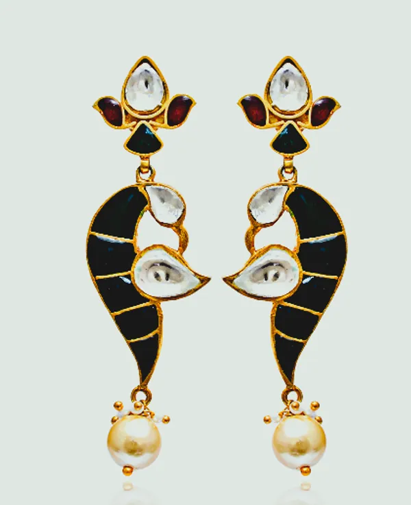 925_Sterling_Silver_|_Gold_Plated_Earrings_|_Subtle_Gold_Shine
