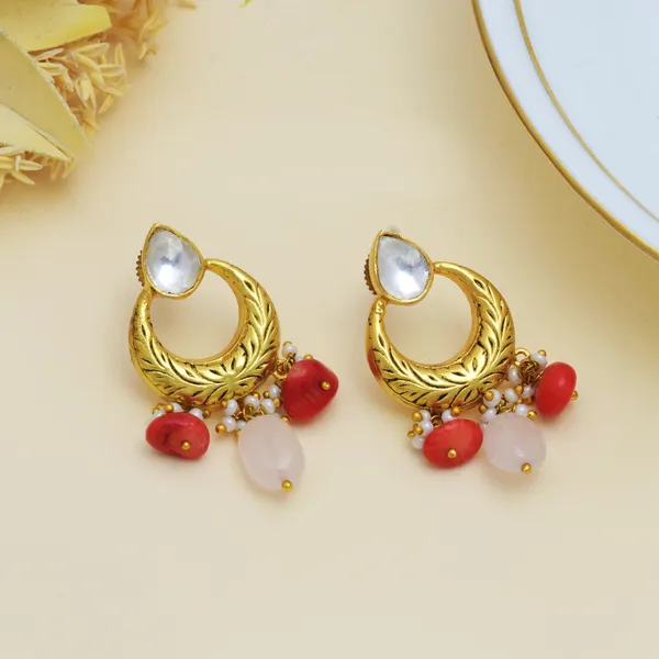 925_Sterling_Silver_|_Gold_Plated_Chand_Bali_Earrings_|_White_Gemstones