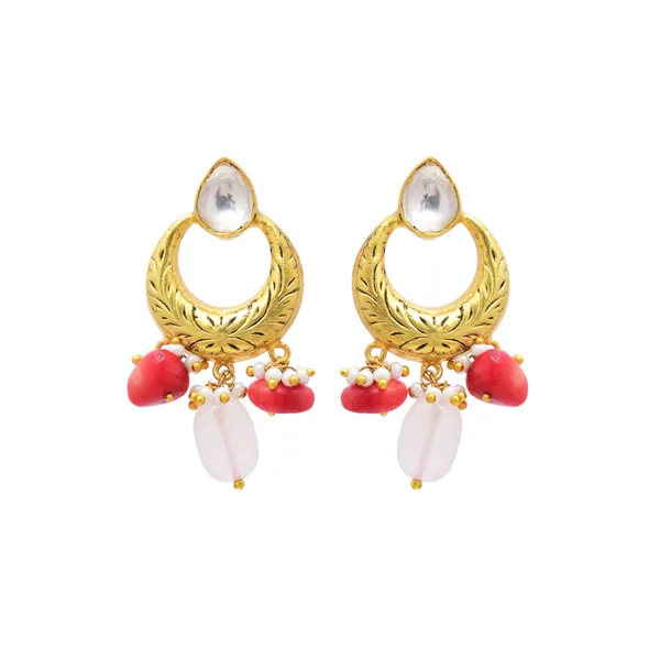 925_Sterling_Silver_|_Gold_Plated_Chand_Bali_Earrings_|_White_Gemstones