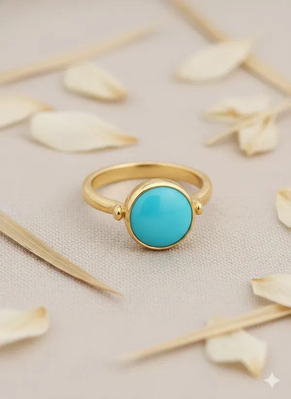 928_Sterling_Silver_Adjustable_Doublet_Emerald_Studded_Ring_for_Women_|_Gold_Plated_Luxury_Collection