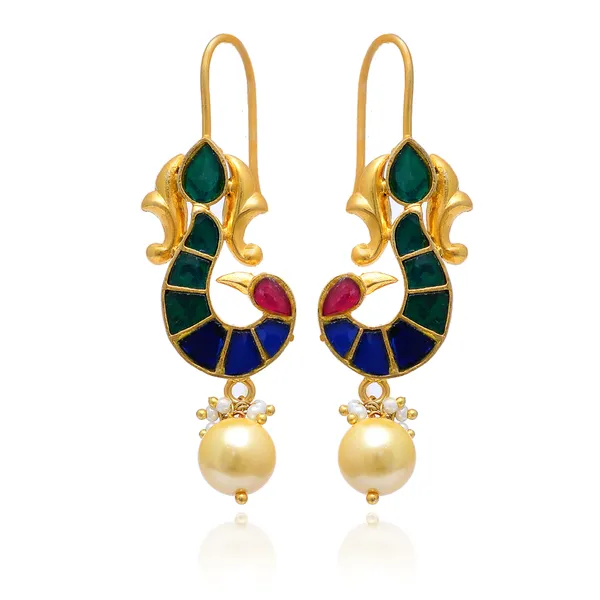 925_Sterling_Silver_Gold_Plated_Premium_Earrings_for_Women_|_Chic_Gold_Hue