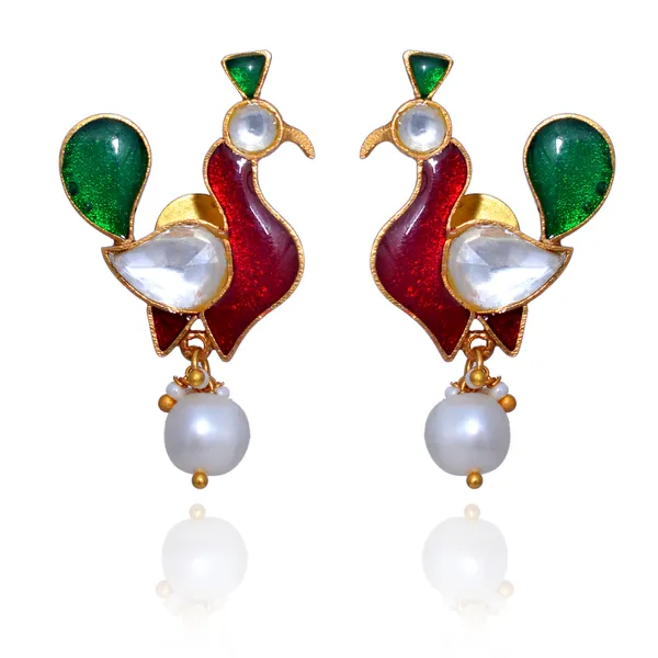 925_Sterling_Silver_|_Gold_Plated_Stud_|_Multicolor_Gemstones