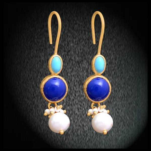 925_Sterling_Silver_|_Gold_Plated_Earrings_|_For_Women