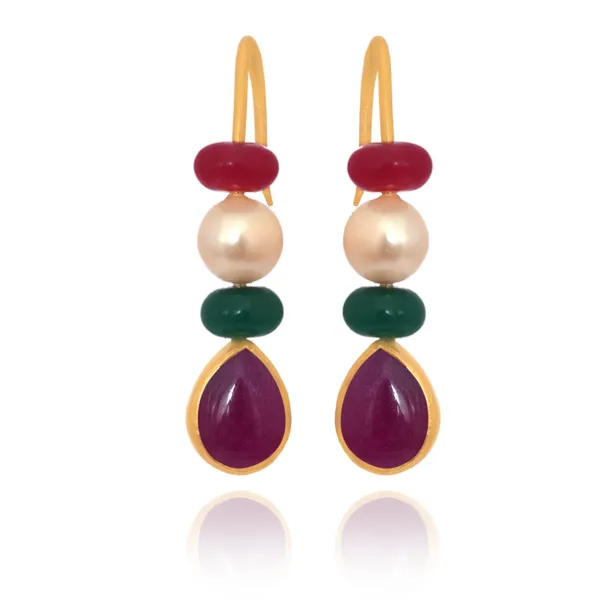 925_Sterling_Silver_|_Gold_Plated_Earrings_|_Classic_Gold_Tone