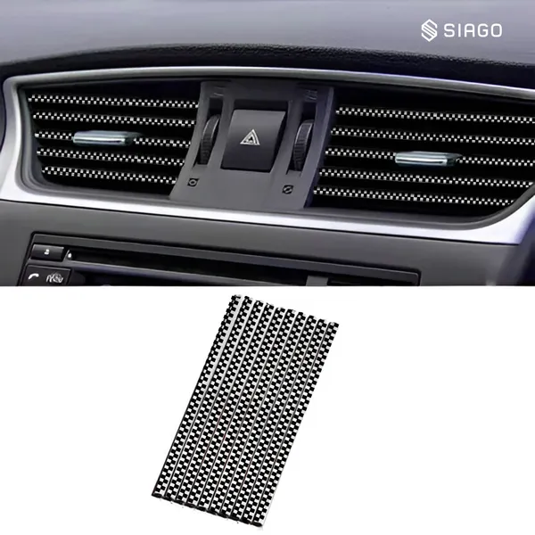 SIAGO_Premium_Universal_Car_Air_Vent_Decoration_Trim_degree_Waterproof_&_Bendable_Outlet_Protector