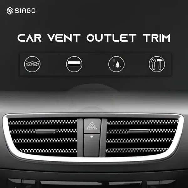 SIAGO_Premium_Universal_Car_Air_Vent_Decoration_Trim_degree_Waterproof_&_Bendable_Outlet_Protector
