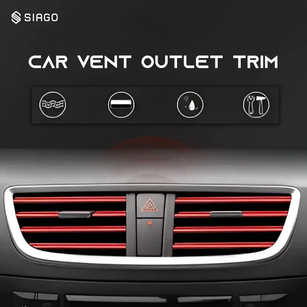 SIAGO_Premium_Universal_Car_Air_Vent_Decoration_Trim_degree_Waterproof_&_Bendable_Outlet_Protector