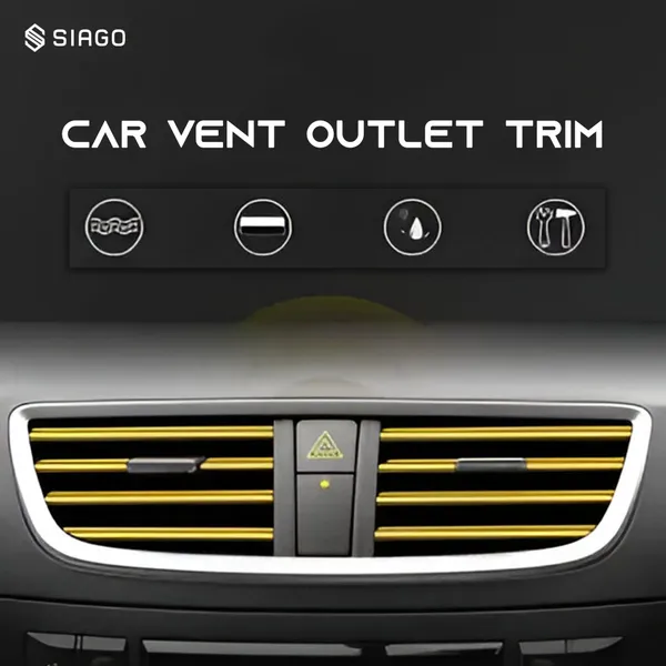 SIAGO_Premium_Universal_Car_Air_Vent_Decoration_Trim_degree_Waterproof_&_Bendable_Outlet_Protector