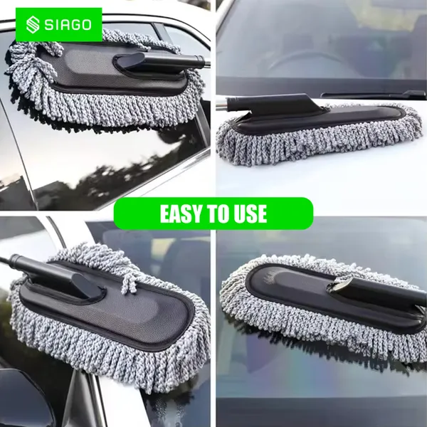 SIAGO_SIA154_Car_Duster_with_Extendable_Long_Handle_degree_Scratch-Free_Microfiber_Car_Cleaning_Tool_for_Exterior_Shine