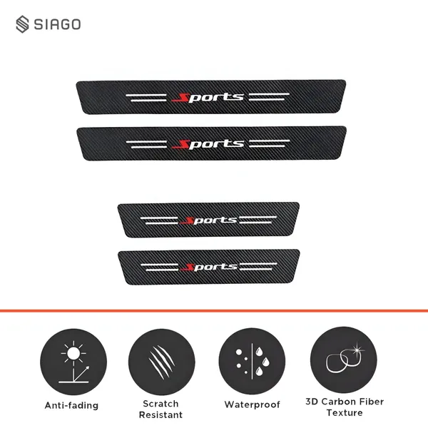SIAGO_Anti-Scratch_Door_Sill_Car_Stickers_Compatible_for_Universal_Cars_-_Exterior_Sill_Guard_Protector_Carbon_Fiber_Vinyl_Sticker
