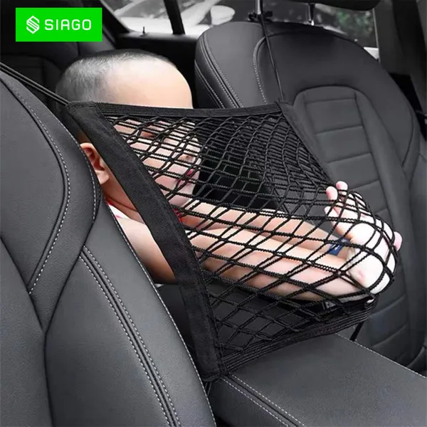 SIAGO_Single-Pocket_Car_Mesh_Organizer_degree_Backseat_Net_Bag,_Barrier_for_Pets_&_Kids,_Tissue_&_Purse_Holder,_Driver_Storage_Pouch,_Car_Divider