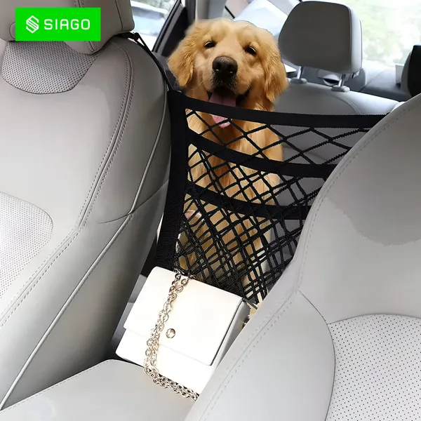 SIAGO_Dual-Pocket_Car_Mesh_Organizer_degree_Backseat_Net_Bag,_Barrier_for_Pets_&_Kids,_Tissue_&_Purse_Holder,_Driver_Storage_Pouch,_Car_Divider