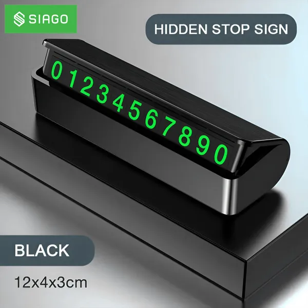 SIAGO_SIA102_Car_Dashboard_Number_Display_-_Mobile_Number_Display_for_Car,_Temporary_Car_Parking_Mobile_Number_Display_with_Magnetic_Numbers_Stickers