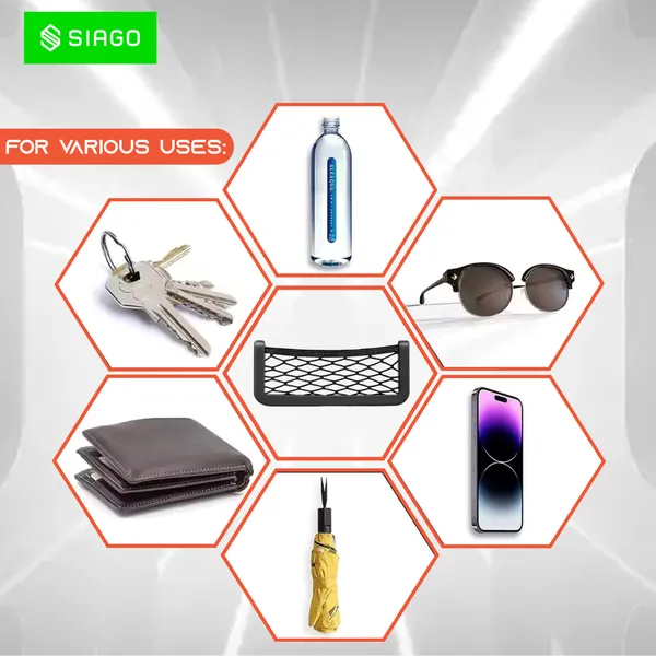 SIAGO_Universal_Car_Seat_Side_Back_Net_Storage_Bag_&_Phone_Holder_Pocket_Organizer_for_Essentials_&_Snacks