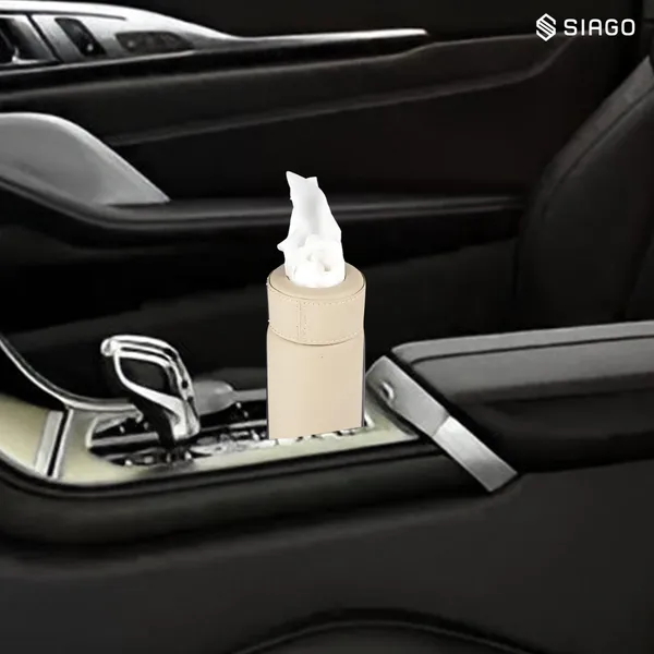 Beige_Sia104_Pu_Leather_Car_Tissue_Paper_Holder_-_Cylinder_Design,_Fits_Cup_Holder,_Ideal_For_Car,_Van,_Home_&_Office