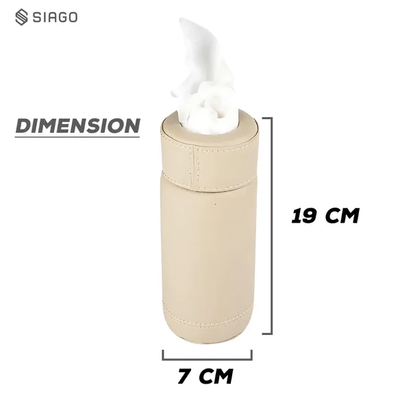Beige_Sia104_Pu_Leather_Car_Tissue_Paper_Holder_-_Cylinder_Design,_Fits_Cup_Holder,_Ideal_For_Car,_Van,_Home_&_Office