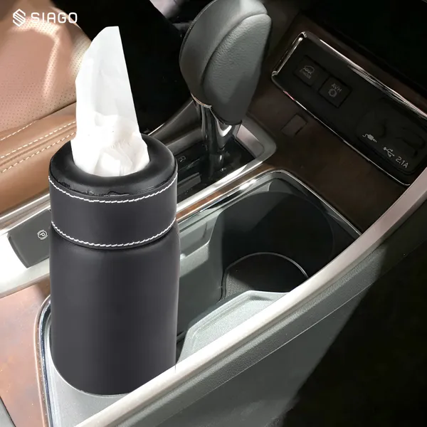 Black_Sia104_Pu_Leather_Car_Tissue_Paper_Holder_-_Cylinder_Design,_Fits_Cup_Holder,_Ideal_For_Car,_Van,_Home_&_Office