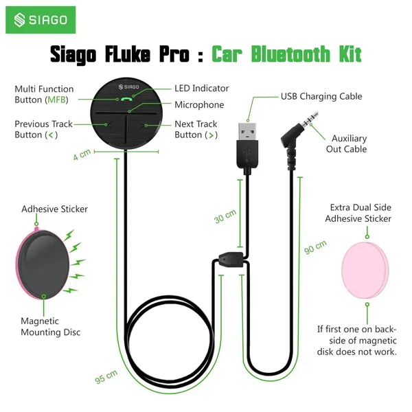 SIAGO_SIA376_Bluetooth_Receiver_5.0_Bluetooth_Kit_for_Car_(Black)