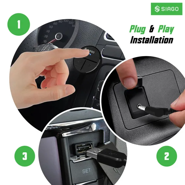 SIAGO_SIA376_Bluetooth_Receiver_5.0_Bluetooth_Kit_for_Car_(Black)