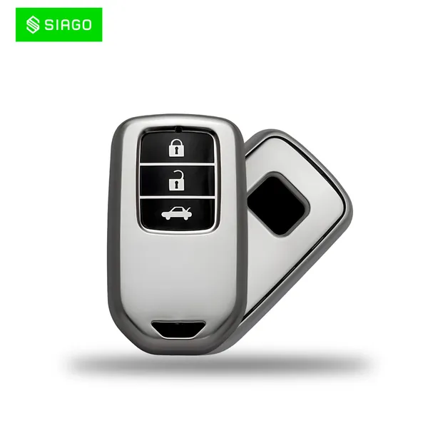 Multicolor_Tpu_Key_Cover_And_Round_Keychain_Compatible_For_Honda_City,_Civic,_Jazz,_Amaze,_Cr-V,_Br-V,_Wr-V_With_3_Button_Smart_Key