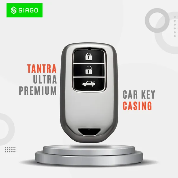 Multicolor_Tpu_Key_Cover_And_Round_Keychain_Compatible_For_Honda_City,_Civic,_Jazz,_Amaze,_Cr-V,_Br-V,_Wr-V_With_3_Button_Smart_Key