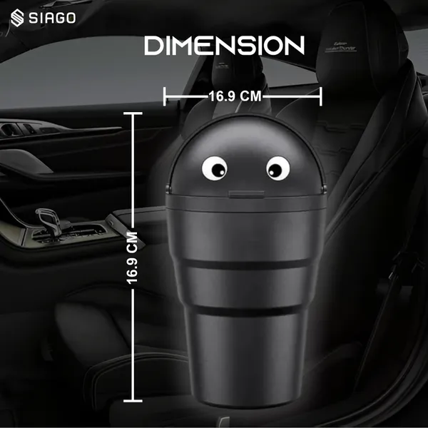 Black_Car_Dustbin_Small_-_All_Cars_Accessories,_Car_Trash_Bins_With_Lid,_Perfect_Size_Fits_Car_Cup_Holder_In_Console_Or_Door_-_Discreet_Trash_Management_For_Your_Car,(Plastic,_Open-Top)