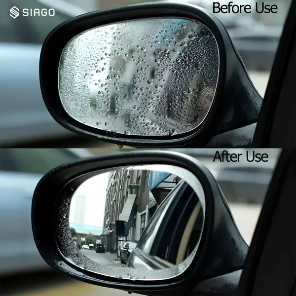 SIAGO_101_Premium_Car_Mirror_Waterproof_Anti_Fog_Film_Transparent_with_Oval_Shape_(Pack_of_2_Pcs)