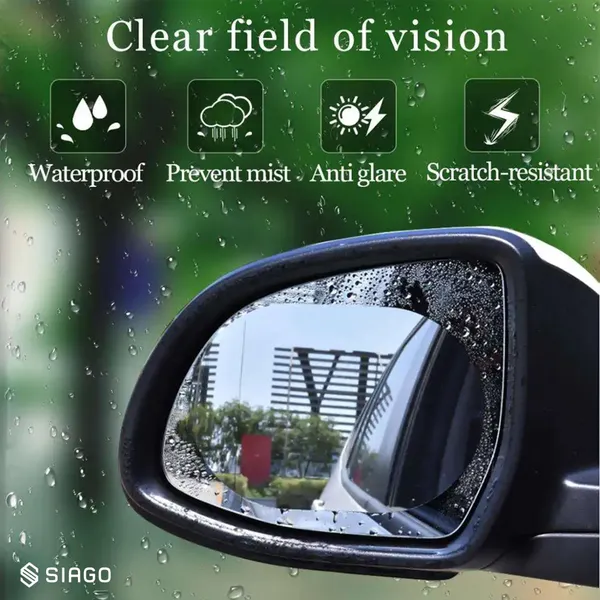 SIAGO_101_Premium_Car_Mirror_Waterproof_Anti_Fog_Film_Transparent_with_Oval_Shape_(Pack_of_2_Pcs)