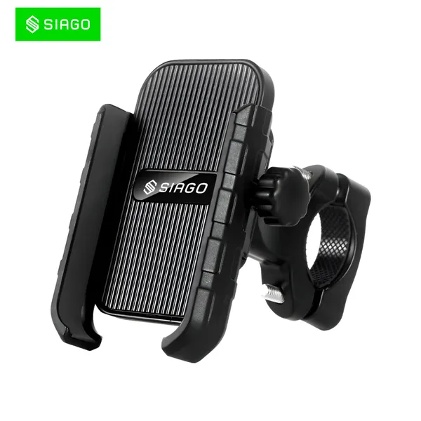 SIAGO_SIA124_Mobile_Holder_for_Bikes_One_Touch_Technology_Bike_Mobile_Holder_for_Maps_and_GPS_Navigation,_360degree_Rotation_(Handlebar_Mount)