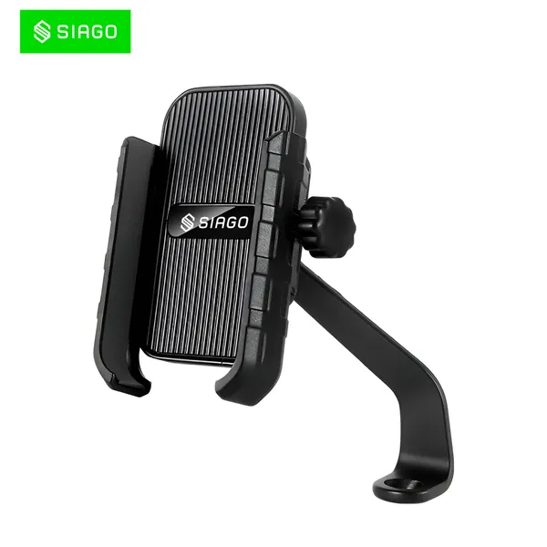 SIAGO_SIA124_Mobile_Holder_for_Bikes_One_Touch_Technology_Bike_Mobile_Holder_for_Maps_and_GPS_Navigation,_360degree_Rotation_(Rear_Mirror_Phone_Stand)