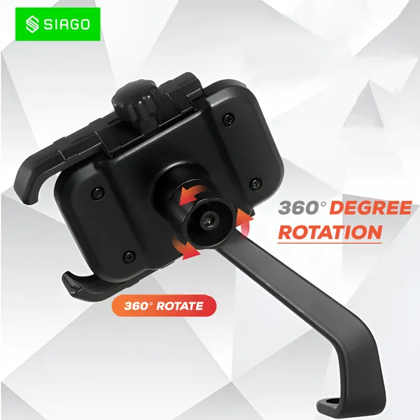 SIAGO_SIA124_Mobile_Holder_for_Bikes_One_Touch_Technology_Bike_Mobile_Holder_for_Maps_and_GPS_Navigation,_360degree_Rotation_(Rear_Mirror_Phone_Stand)