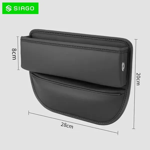SIAGO_Car_Seat_Gap_Filler_Organizer_-_Premium_PU_Leather_Storage_Box_for_Phone,_Keys,_Coins_&_Cards_degree_Keep_Your_Car_Tidy_and_Clutter-Free!