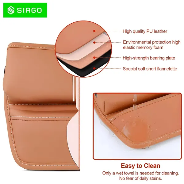 SIAGO_Car_Seat_Gap_Filler_Organizer_-_Premium_PU_Leather_Storage_Box_for_Phone,_Keys,_Coins_&_Cards_degree_Keep_Your_Car_Tidy_and_Clutter-Free!