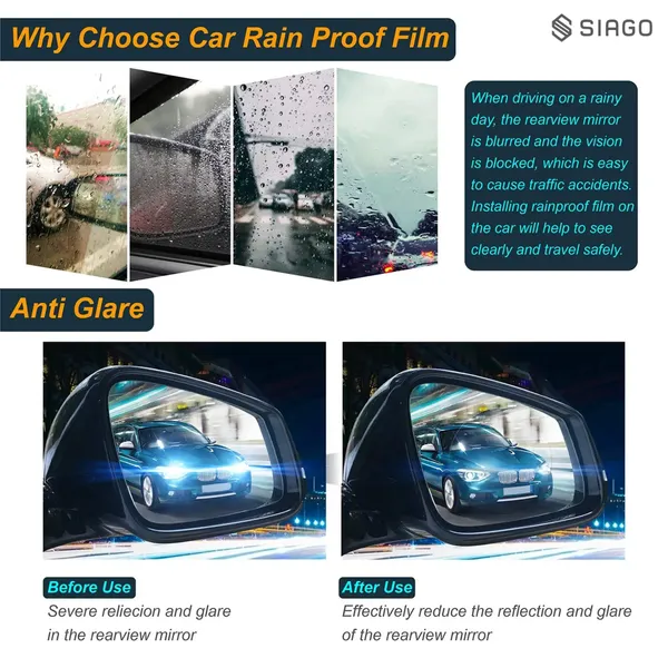 SIAGO_SIA101_Premium_Car_Mirror_Waterproof_Anti_Fog_Film_Transparent_with_Oval_Shape_(Pack_of_2_Pcs)