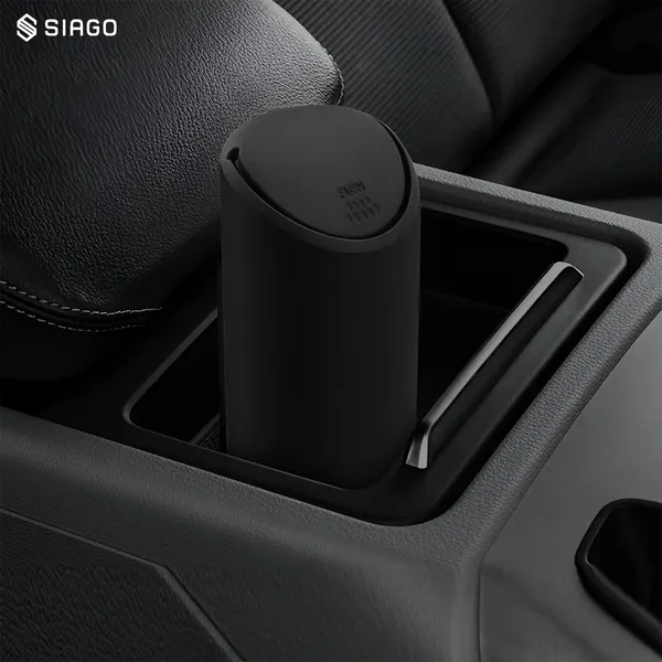 SIAGO_SIA114_Premium_Mini_Car_Trash_Can_-_Compact_Silicon_Dustbin_for_Cars_(Silicone)
