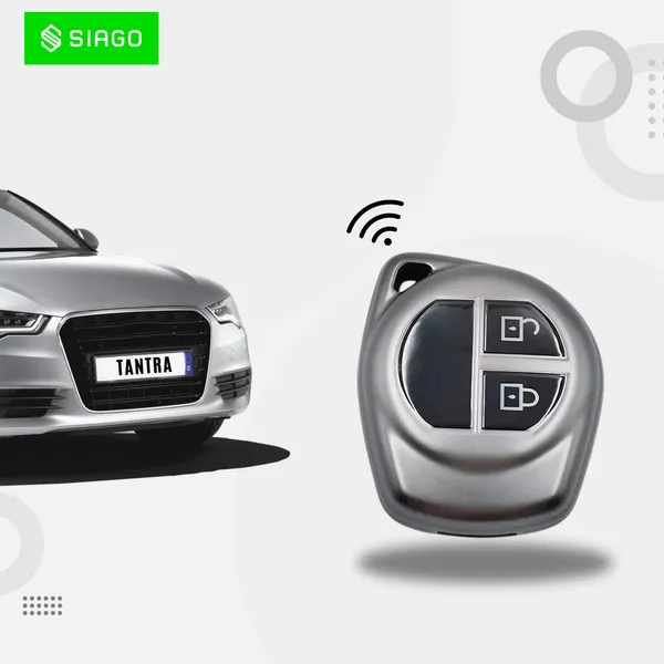 Grey_Tpu_Key_Cover_And_Metal_Keychain_Compatible_For_Maruti_Suzuki_S-Presso,Swift,Sx4,Dzire,Ignis,Alto,Vitara_Brezza,Celerio,Ertiga,Ciaz,Scross,Baleno,Ritz_2_Button_Smart_Key