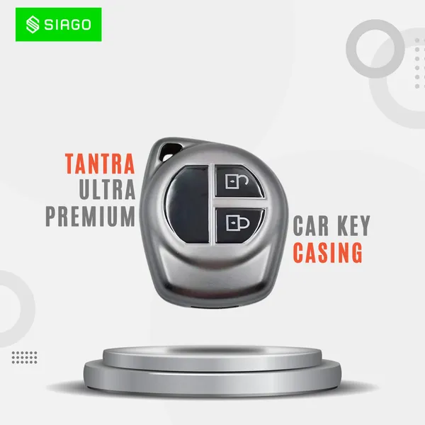 Multicolor_Tpu_Key_Cover_And_Round_Keychain_Compatible_For_Maruti_Suzuki_S-Presso,Swift,Sx4,Dzire,Ignis,Alto,Vitara_Brezza,Celerio,Ertiga,Ciaz,Scross,Baleno,Ritz_2_Button_Smart_Key