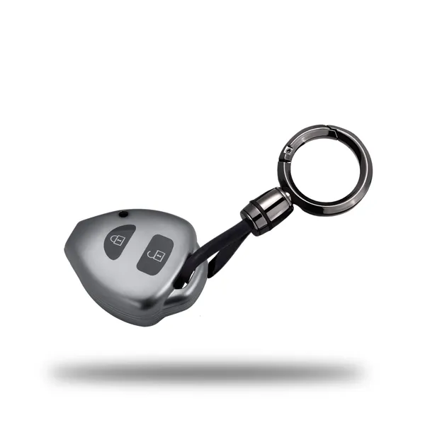 Multicolor_Tpu_Key_Cover_And_Round_Keychain_Compatible_For_Innova,_Fortuner_2_Button_Smart_Key