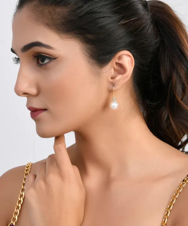 Tiny_Labradorite_Ear_Wire_Earrings_For_Women_&_Girl_|_Light_Weight_Fashion_Jewellery