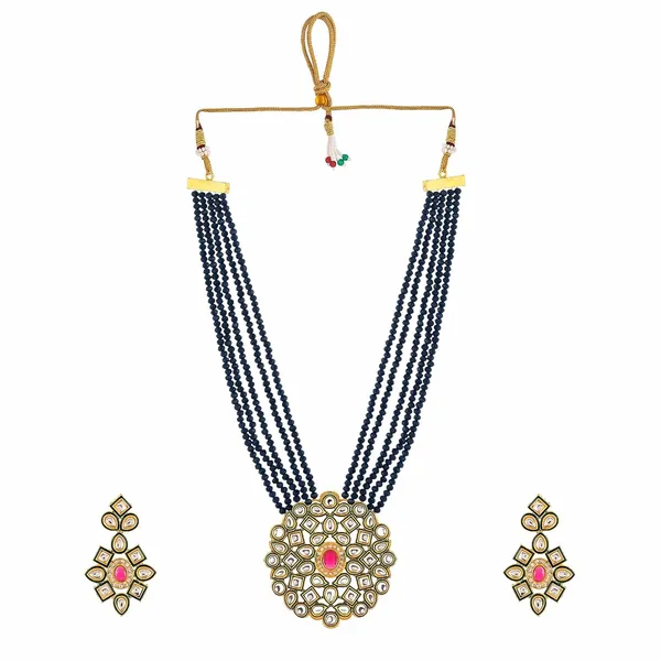 Blue_Crystal_Shine_Beads_Ethnic_Kundan_Polki_Necklace_With_Earring_Set_For_Women_|_Gemstone_Jewellery_Set_For_Women_And_Girls