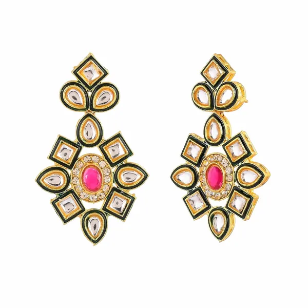Blue_Crystal_Shine_Beads_Ethnic_Kundan_Polki_Necklace_With_Earring_Set_For_Women_|_Gemstone_Jewellery_Set_For_Women_And_Girls