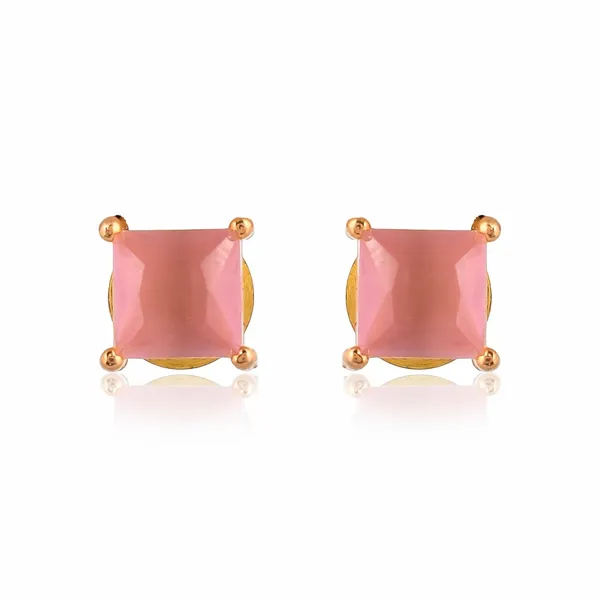Gold_Plated_Square_Stud_Earrings_For_Women_&_Girls_|_Lightweight_Fashion_Jewelry