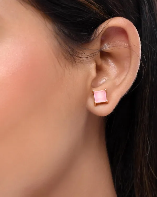 Gold_Plated_Square_Stud_Earrings_For_Women_&_Girls_|_Lightweight_Fashion_Jewelry