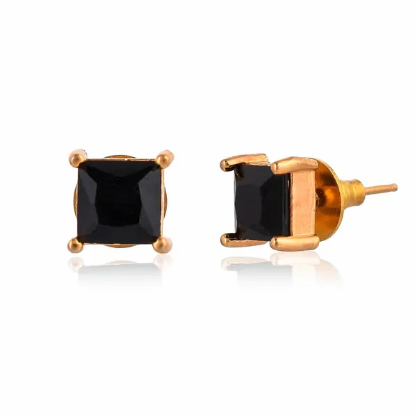 Gold_Plated_Square_Stud_Earrings_For_Women_&_Girls_|_Lightweight_Fashion_Jewelry