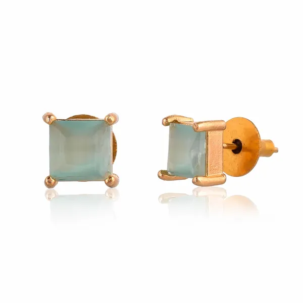 Gold_Plated_Square_Stud_Earrings_For_Women_&_Girls_|_Lightweight__Jewelry
