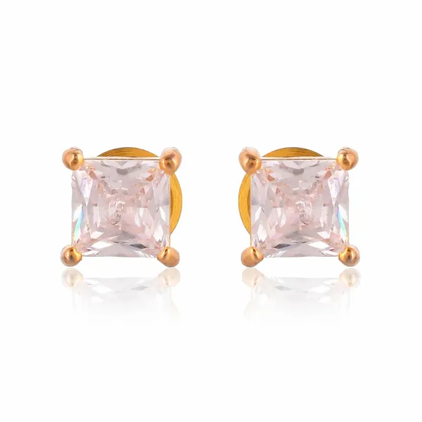 Gold_Plated_Square_Stud_Earrings_For_Women_&_Girls_|_Lightweight_Fashion_Jewelry