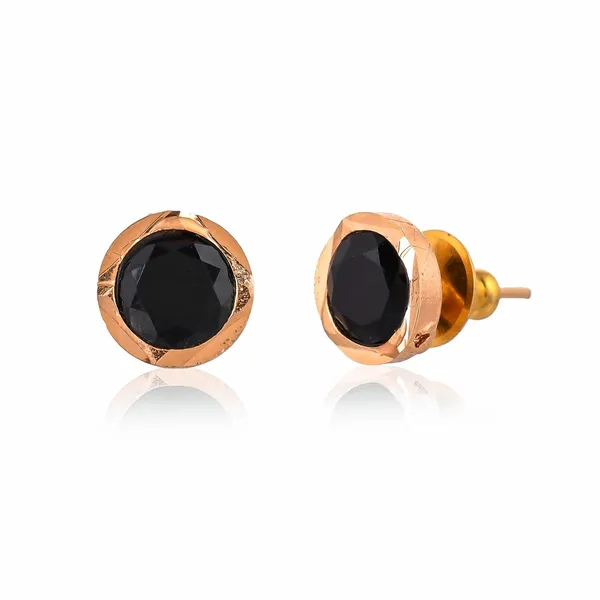Gold_Plated_Round_Stud_Earrings_For_Women_&_Girls_|_Lightweight_Fashion_Jewelry